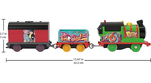Thomas & Friends Motorized Graffiti Percy HTN41/HFX97 - Colorland Toys