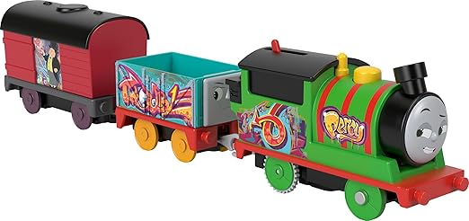 Thomas & Friends Motorized Graffiti Percy HTN41/HFX97 - Colorland Toys