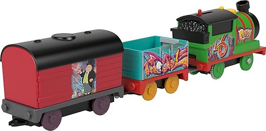 Thomas & Friends Motorized Graffiti Percy HTN41/HFX97 - Colorland Toys