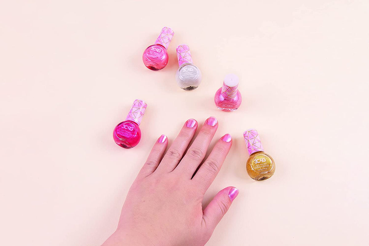 Three Cheers for Girls Pink and Gold Hexagon 5 pack 10023 — image 1
