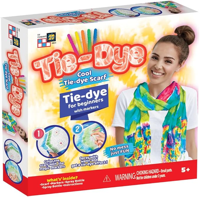 Tie - Dye Fashion Time - Cool Scarf DTT - 2851 - Colorland Toys