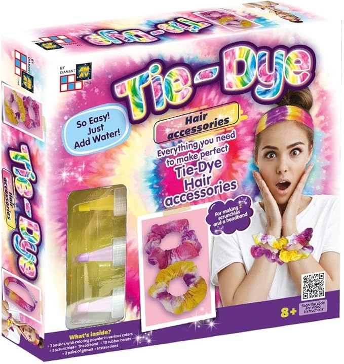 Tie - Dye Hair Accessories DTT - 12568 - Colorland Toys