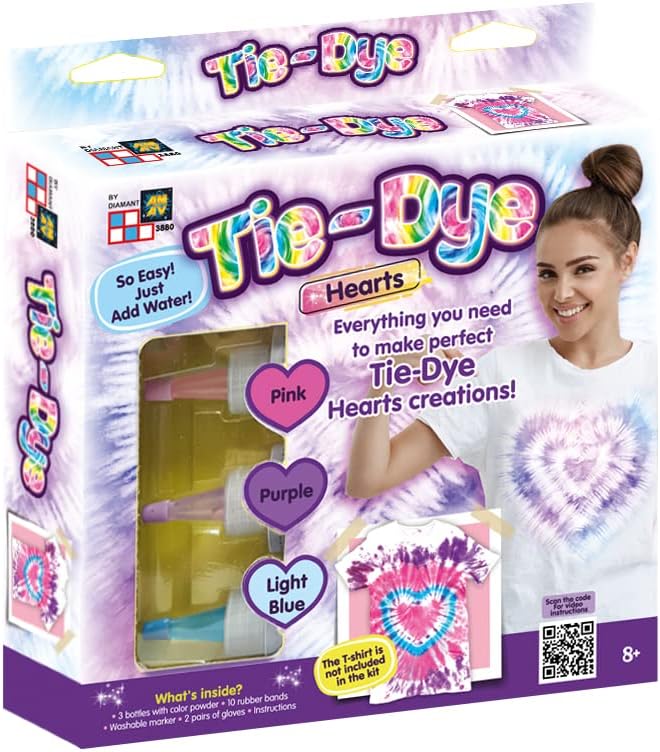 Tie - Dye Hearts DTT - 3880 - Colorland Toys