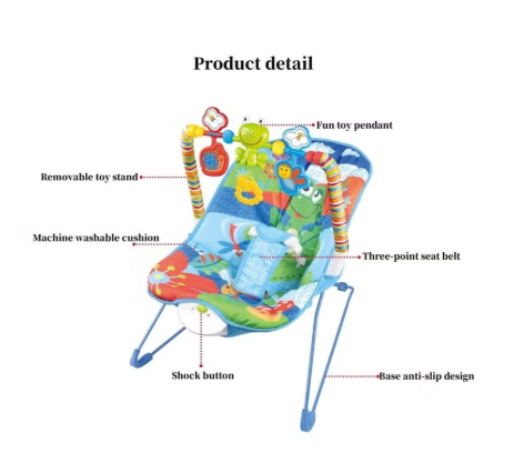 Tiibaby Cartoon Deluxe Bouncer 68133 — image 2