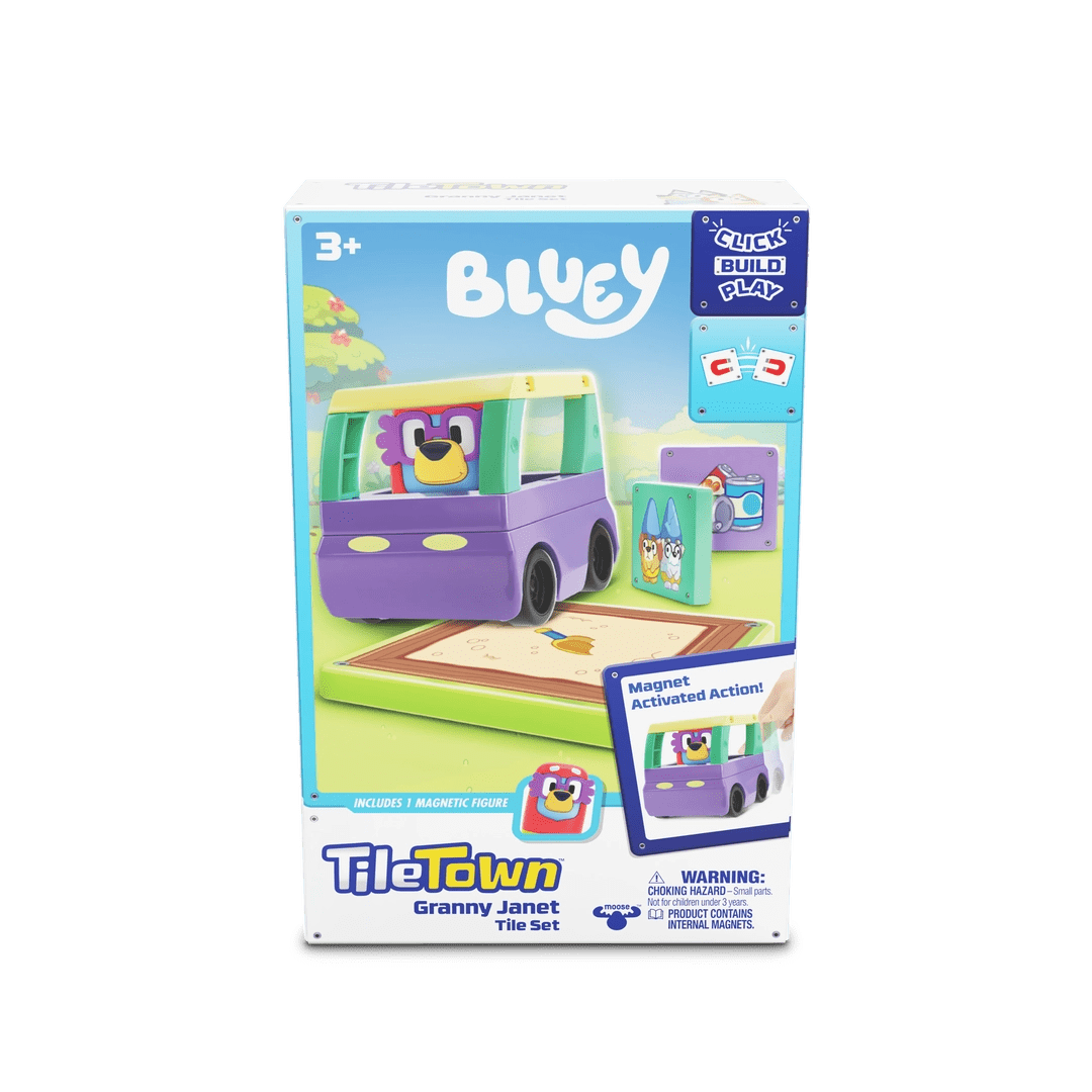 Tile Town Bluey Booster Pack Granny Bluey 82098 - Colorland Toys