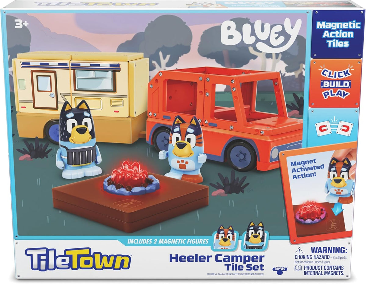 Tile Town Bluey Camper Tile Set 82076 - Colorland Toys