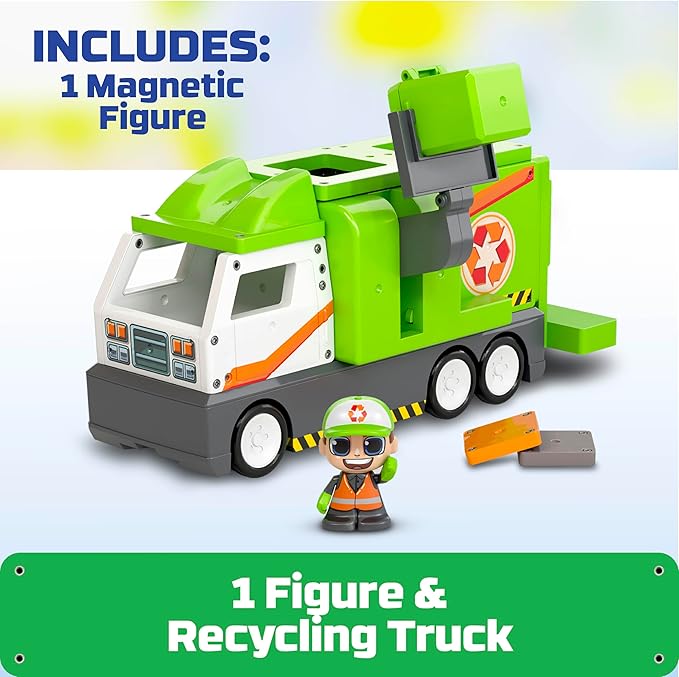 Tile Town Recycling Truck Set 82088 - Colorland Toys