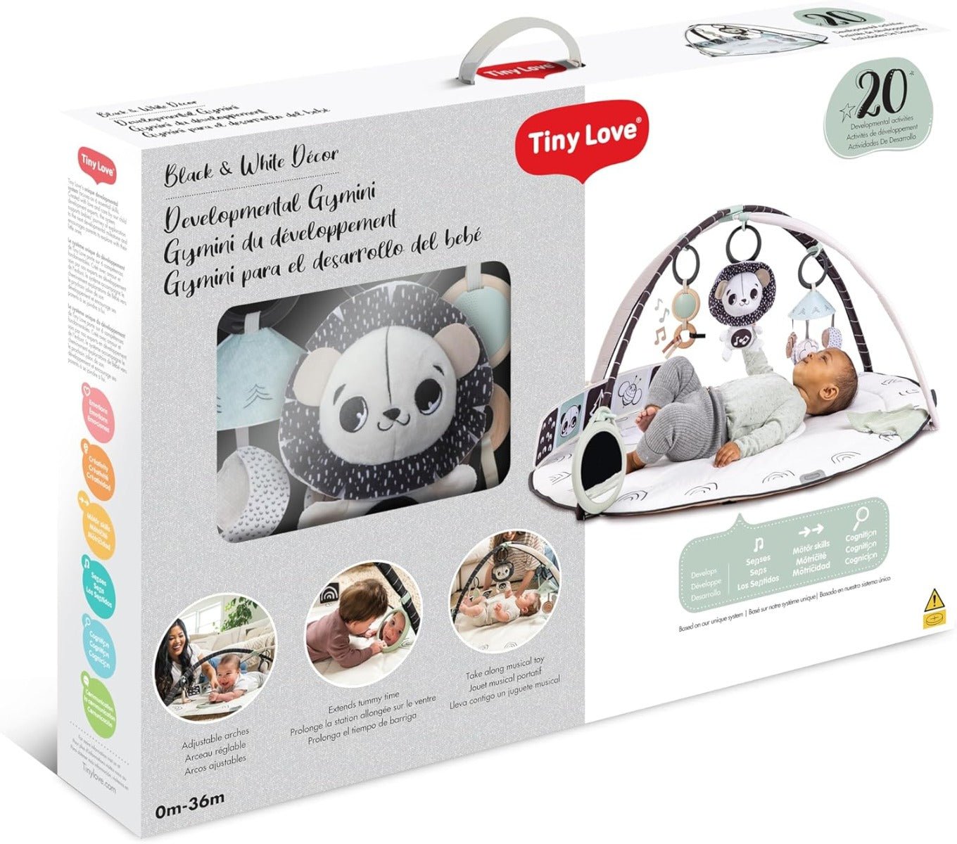 Tiny Love Classic Gymini Black&White Decor 1209200 - Colorland Toys