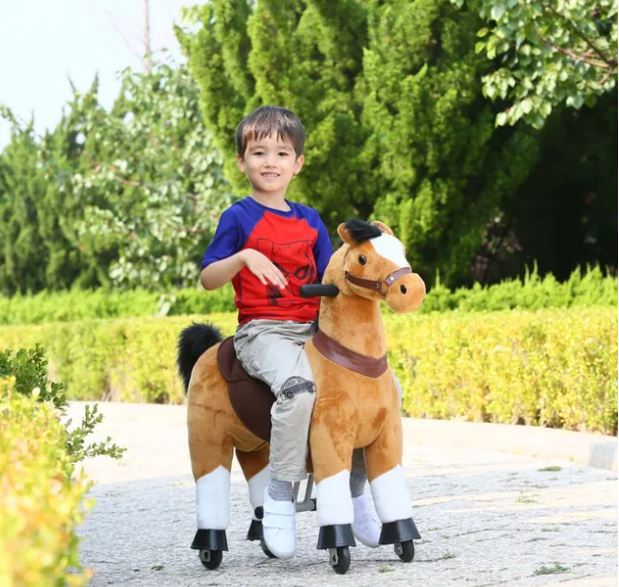 Tobys Ponycycle Light Brown Horse Rideamal TB - 2007 - Colorland Toys