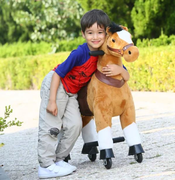 Tobys Ponycycle Light Brown Horse Rideamal TB - 2007 - Colorland Toys