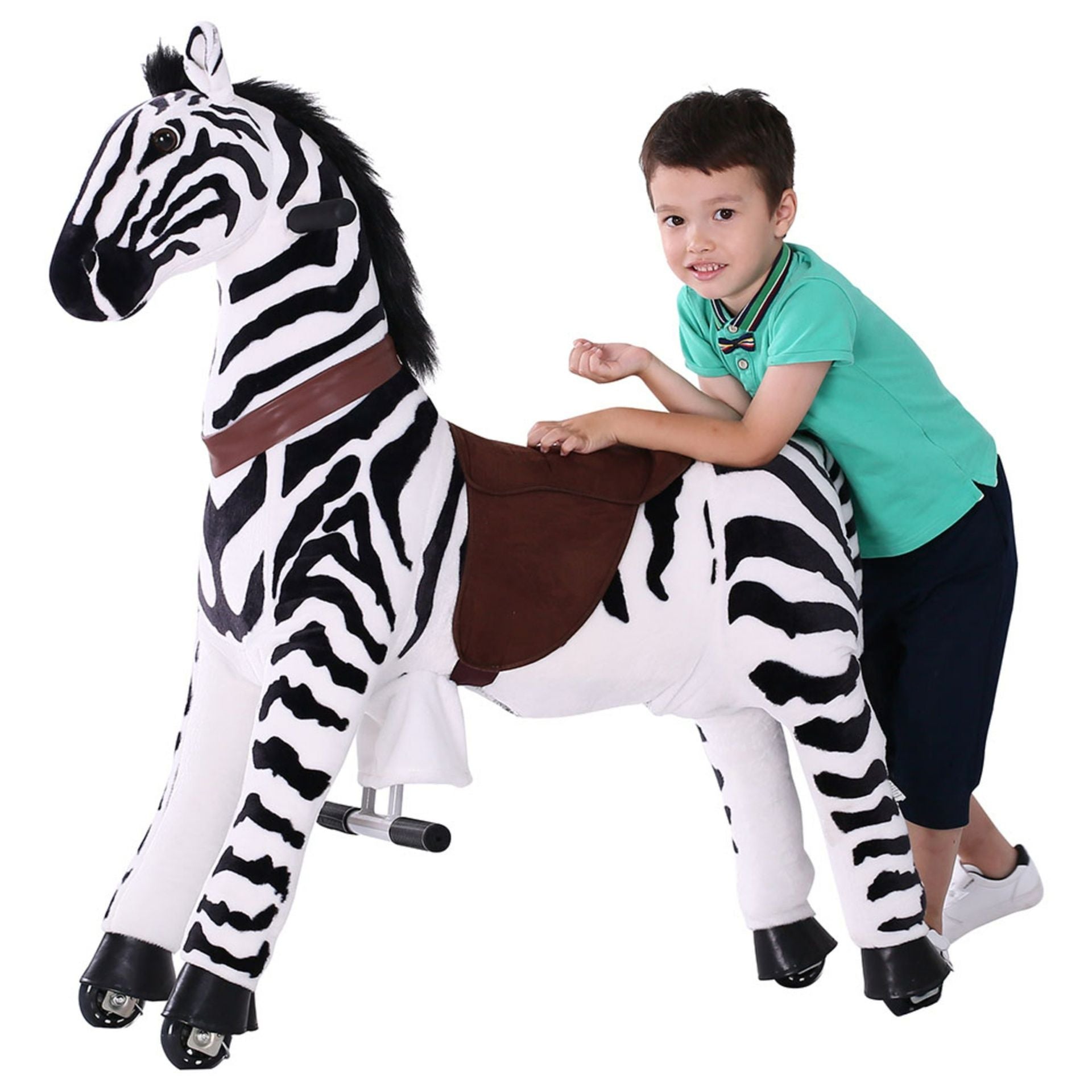 Tobys Wild Zebra Rideamal Ride on TB - 2001 - Colorland Toys