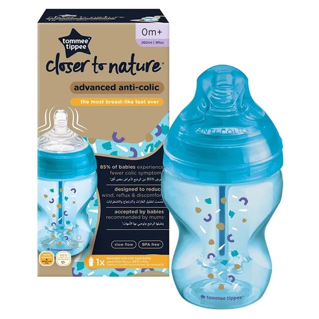 Tommee Tippee Advanced Anti-Colic Bottle 260ml Blue TT42257585 — image 1