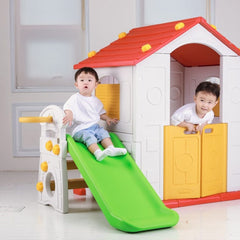 Tomo Big Playhouse w/ Slide CHD - 506 - Colorland Toys