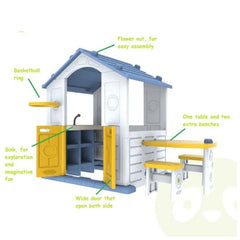 Tomo Play House with Sink And Table & Chair CHD - 512 - Colorland Toys