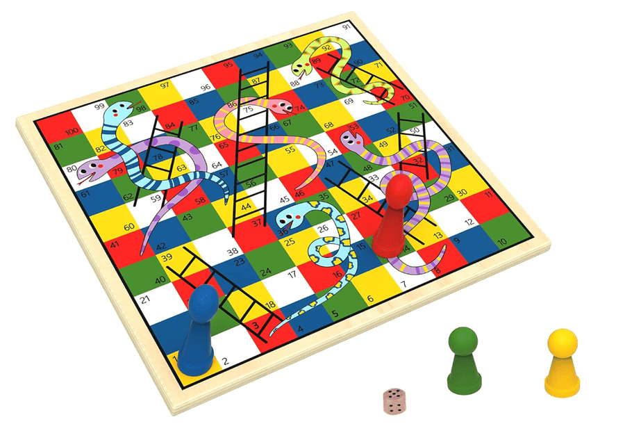 Tooky Toy 2-in-1 Games: Ludo/Snakes & Ladders TK470 — image 2