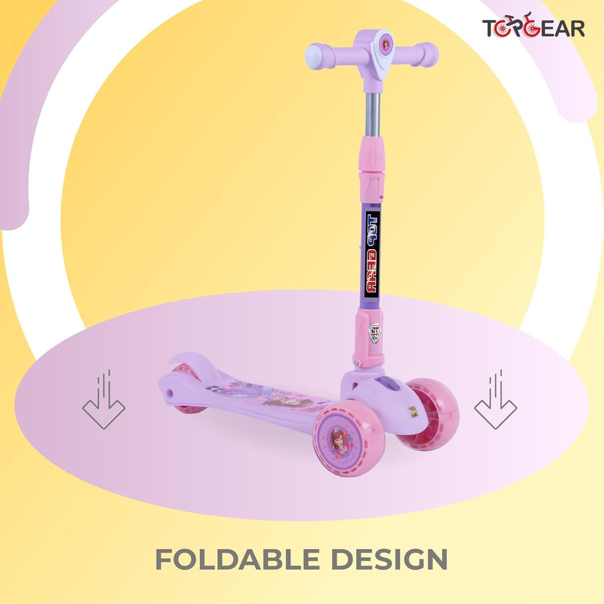 Top Gear Disney Princess Scooter Purple TG-690 — image 4