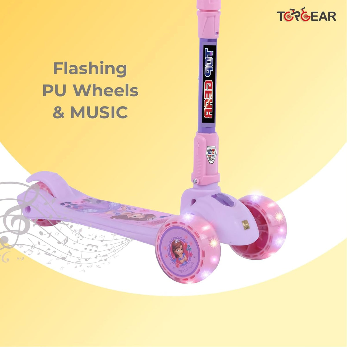 Top Gear Disney Princess Scooter Purple TG-690 — image 3