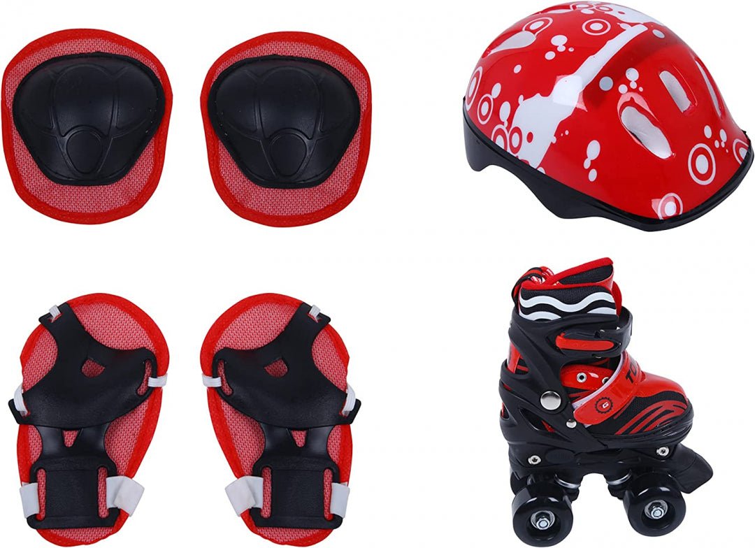 Top Gear Quad Skate Shoes 35 - 38 Red TG - 9008 - Colorland Toys