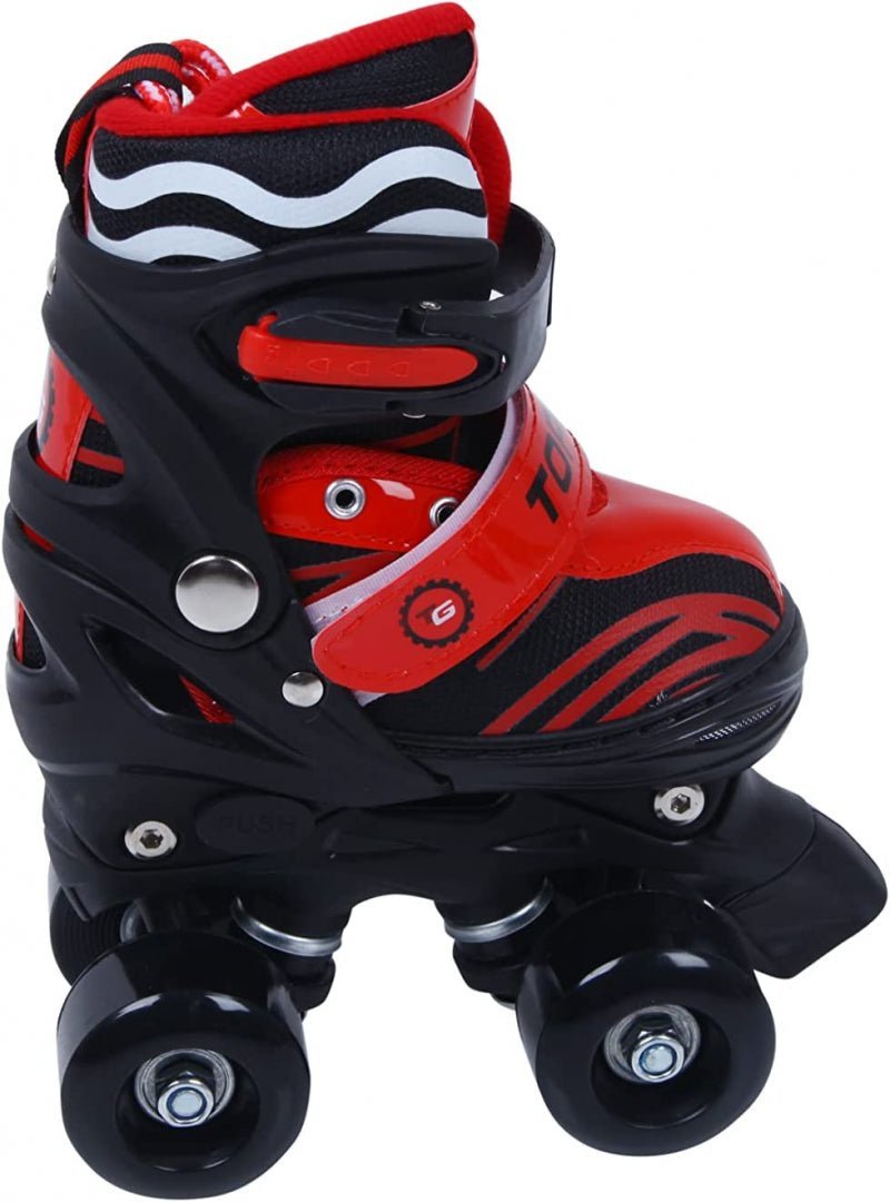 Top Gear Quad Skate Shoes 35 - 38 Red TG - 9008 - Colorland Toys