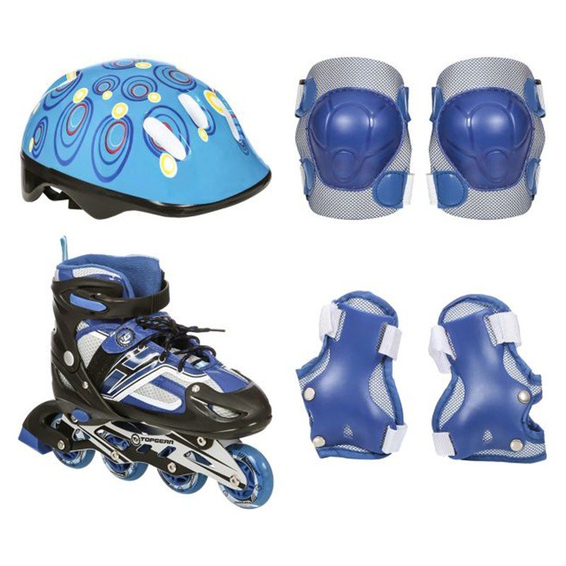 Top Gear Roller Skate Shoes 34-37 Blue TG-9006 — image 1