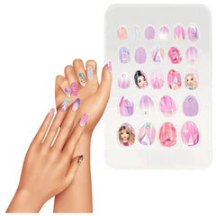 TOPModel Beauty And Me Artificial Pointed Nails Kit - Colorland Toys