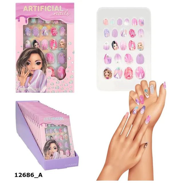 TOPModel Beauty And Me Artificial Pointed Nails Kit — image 2