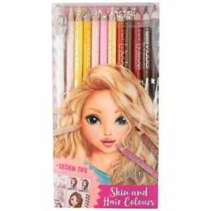 TOPModel Coloured Pencil Set Skin And Hair Colours 45678