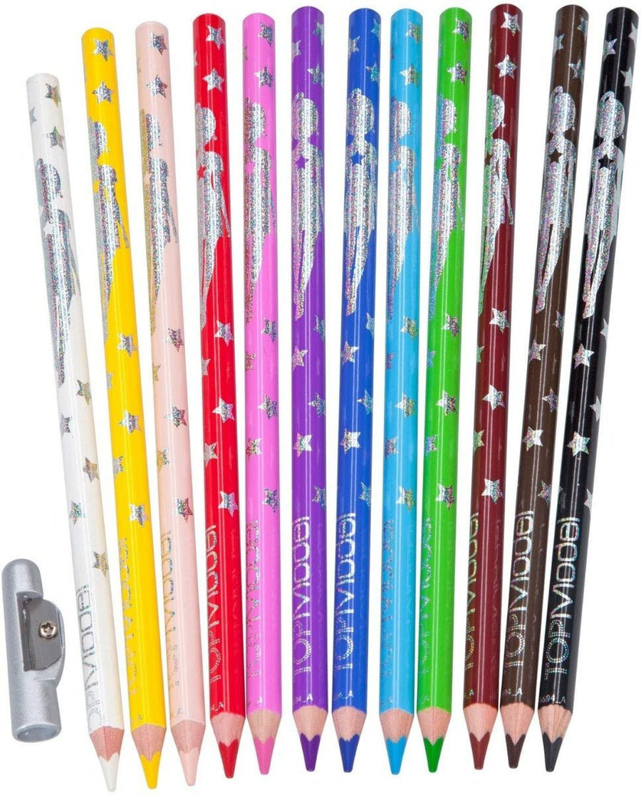 TOPModel Coloured Pencils 12 Basic Colours TM-46694 — image 2