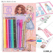 TOPModel Colouring Book with Pen Set TM-11389