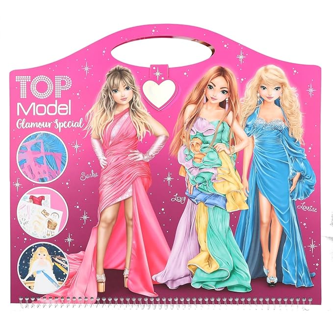 TOPModel Create Your Glamour Special Coloring Book