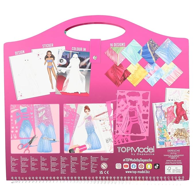 TOPModel Create Your Glamour Special Coloring Book — image 2