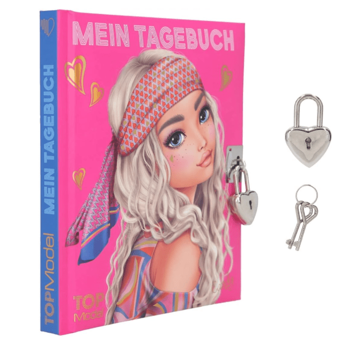 TOPModel Diary with Padlock Design 1 Seventies TM - 12053 - Colorland Toys