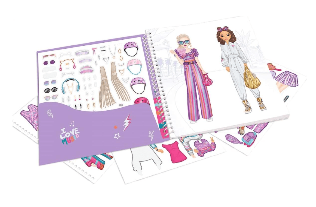 TOPModel Dress Me Up Tiny Dance Sticker Book TM-12077 — image 2