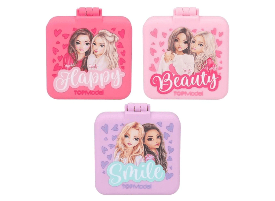 TOPModel Folding Hairbrush with Mirror Beauty Girl TM-12118 — image 1