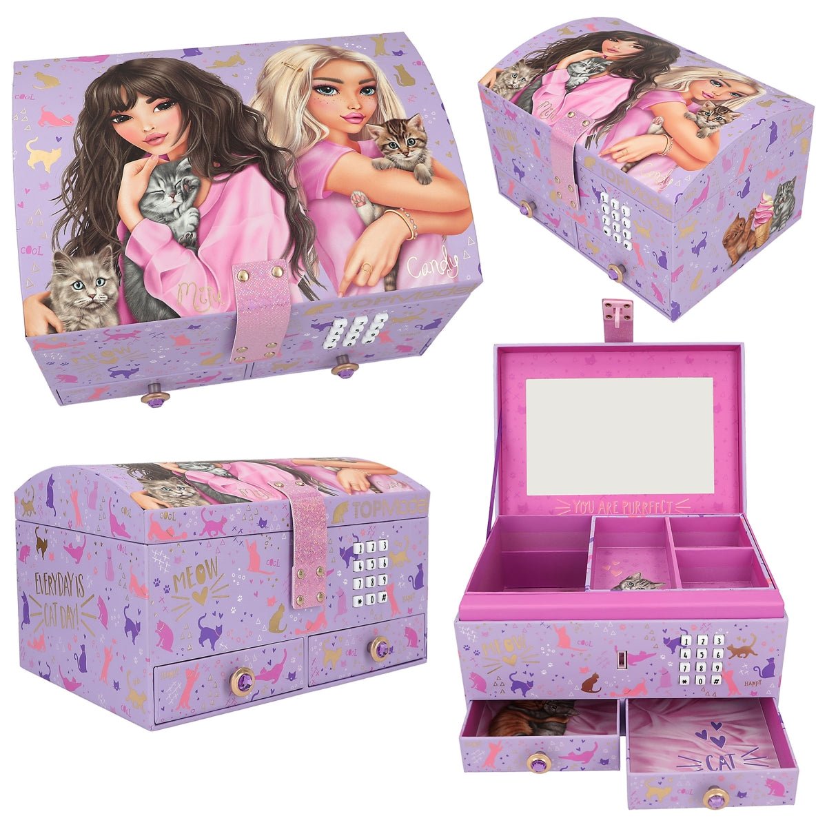 TOPModel Jewellery Box With Code And Sound TM - 11901 - Colorland Toys