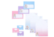 TOPModel Letterset With Register Iceworld TM-12080