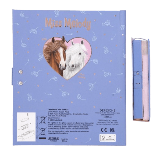 TOPModel Miss Melody Diary with Code And Sound TM - 11617 - Colorland Toys