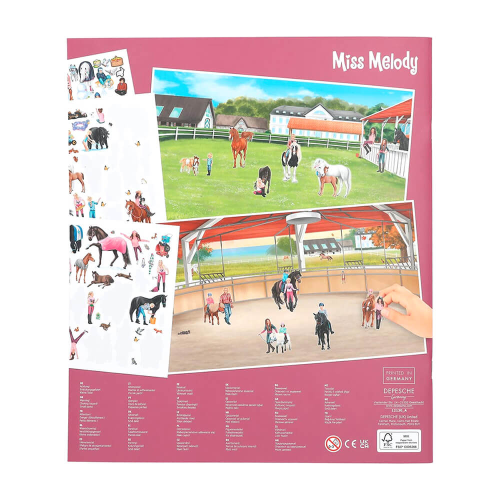 TOPModel Miss Melody Stickerworld TM - 12130 - Colorland Toys