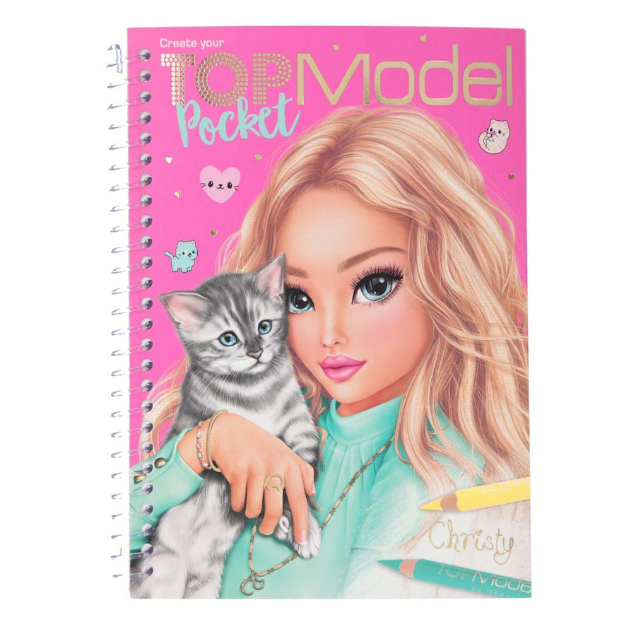 TOPModel Pocket Colouring Book TM-11804