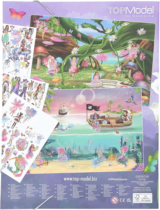 TOPModel Stickerworld Fantasy TM - 11668 - Colorland Toys