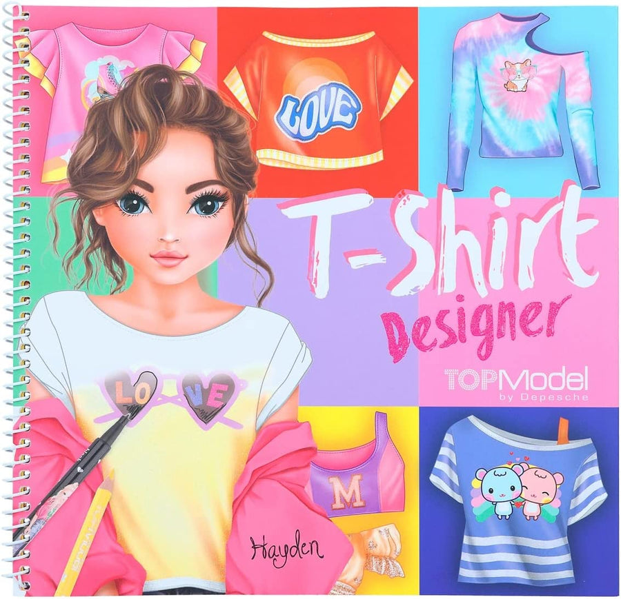 TOPModel T-Shirt Designer Colouring Book TM-12050