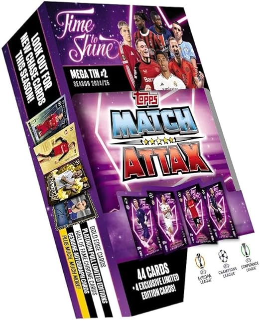 Topps Match Attax 2024/25 Mega Tin Asst — image 1