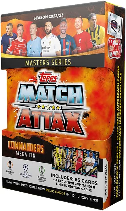 Topps Match Attax UEFA Champions League 2022/2023 Mega Tin FS0003686 - Colorland Toys