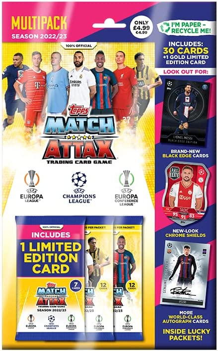Topps Match Attax UEFA Champions League 2022/2023 Multi Pack FS0003624 - Colorland Toys