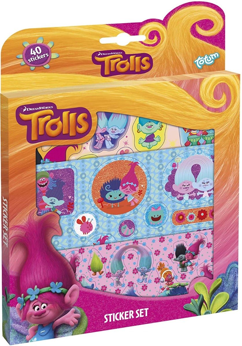Totum Trolls Sticker Set 40pcs 770034 — image 1