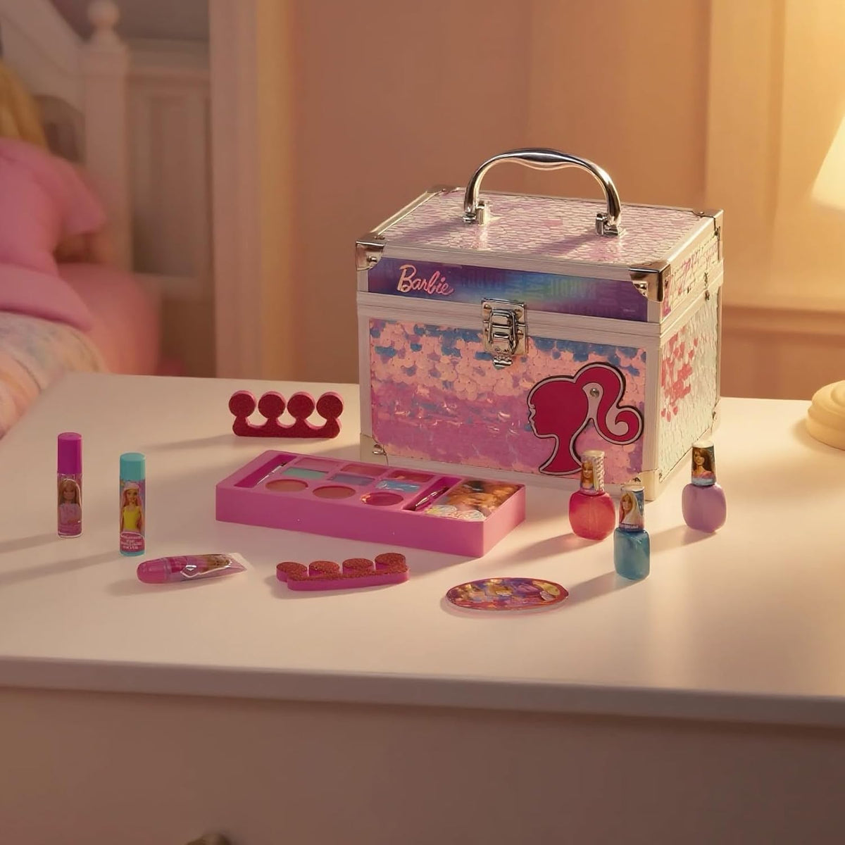 Townley Girl Barbie Movie Kids Washable Makeup Kit for Girls — image 7