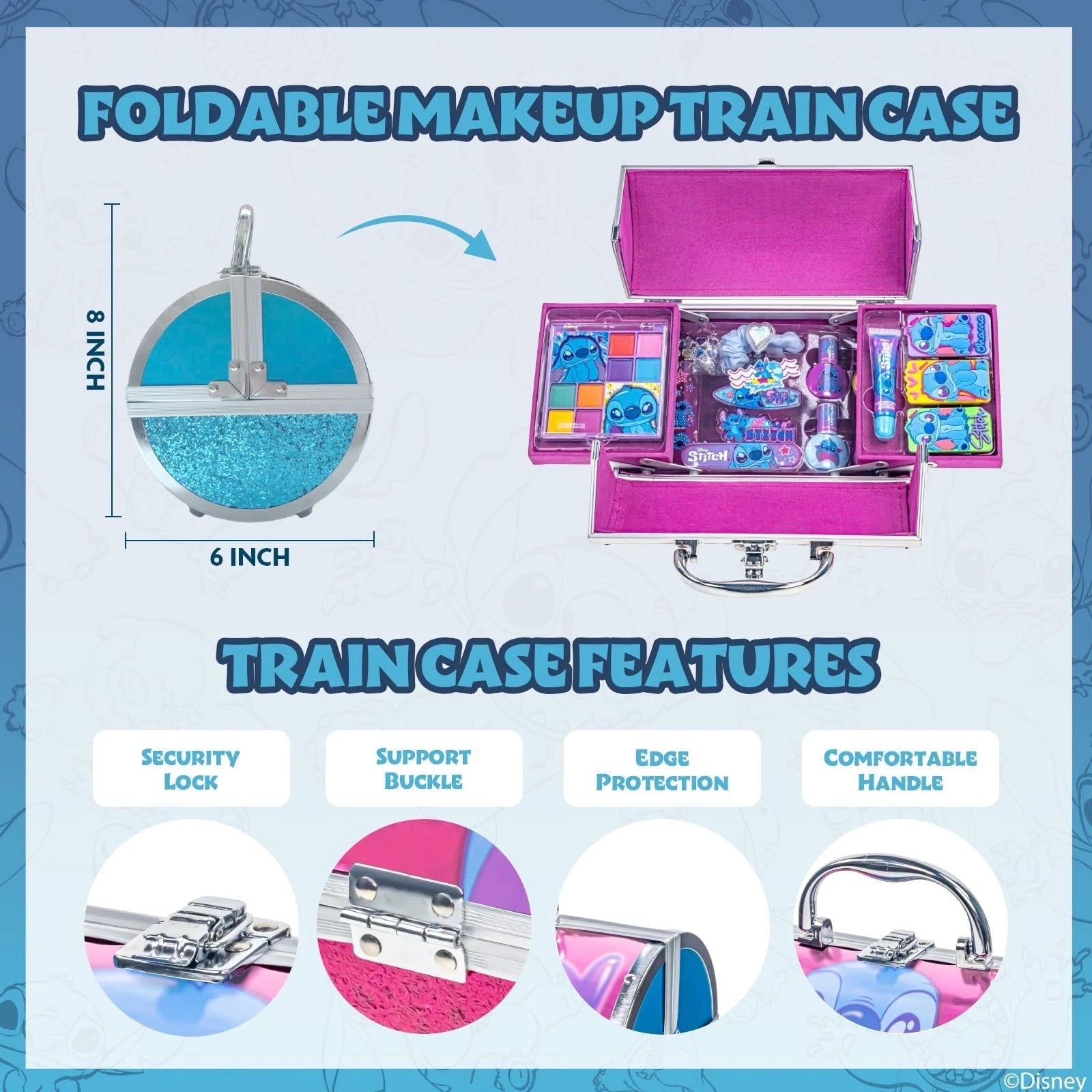 Townley Girl Cosmetic Case Set SI0063GG - Colorland Toys