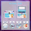 Townley Girl Disney Frozen Train Case Cosmetic Makeup Set for Kids