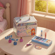 Townley Girl Disney Frozen Train Case Cosmetic Makeup Set for Kids