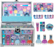 Townley Girl Disney Frozen Train Case Cosmetic Makeup Set for Kids
